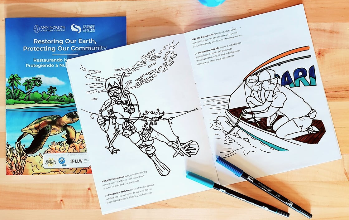 Restoring Our Earth, Protecting Our Community coloring book