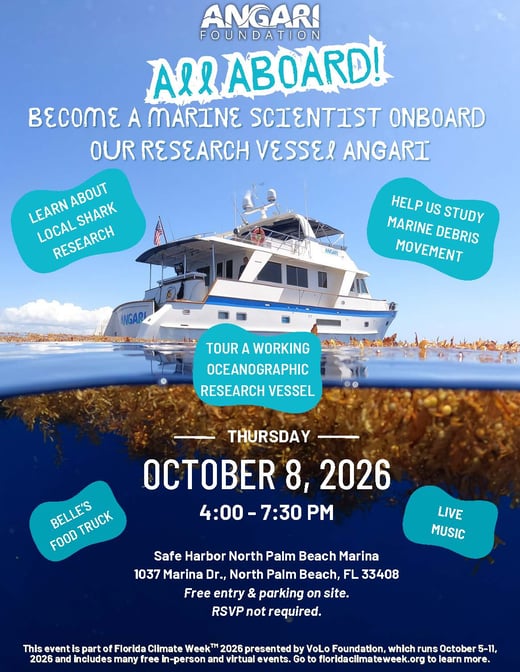 ANGARI Foundation - Florida Climate Week 2026 flyer