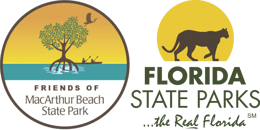 NatureScaping 2023 - Friends of MacArthur Beach State Park and Florida State Park logos