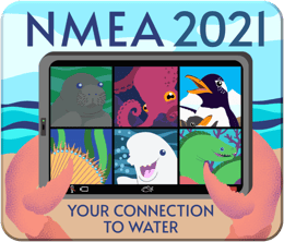 National Marine Educators Association 2021 Conference logo