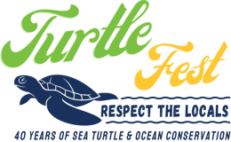 TurtleFest 2023 - Respect the locals logo